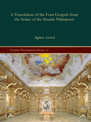 cover image of A Translation of the Four Gospels from the Syriac of the Sinaitic Palimpsest